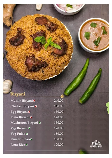 Chettinaad Xpress menu 