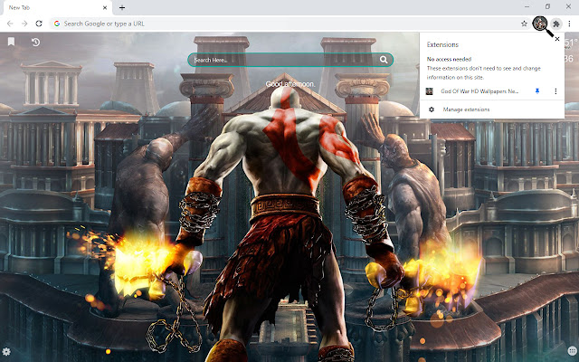 God Of War HD Wallpapers New Tab