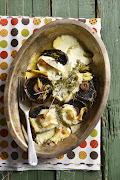 Black mushrooms with roasted Taleggio & thyme.