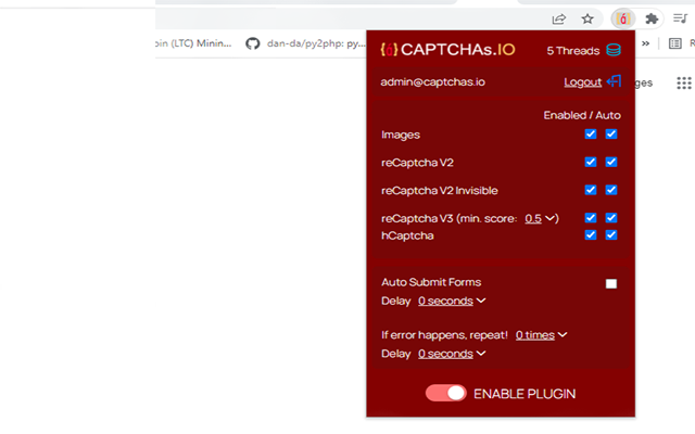 Auto CAPTCHA Solver: CAPTCHAs.IO Preview image 4