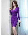 Đầm Body Cổ Đắp Chéo Cao Cấp