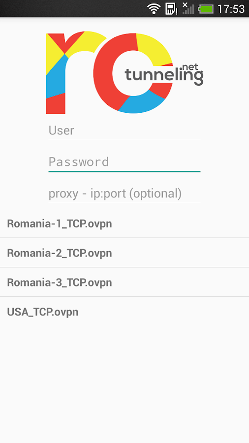 RoTunneling VPN for Android