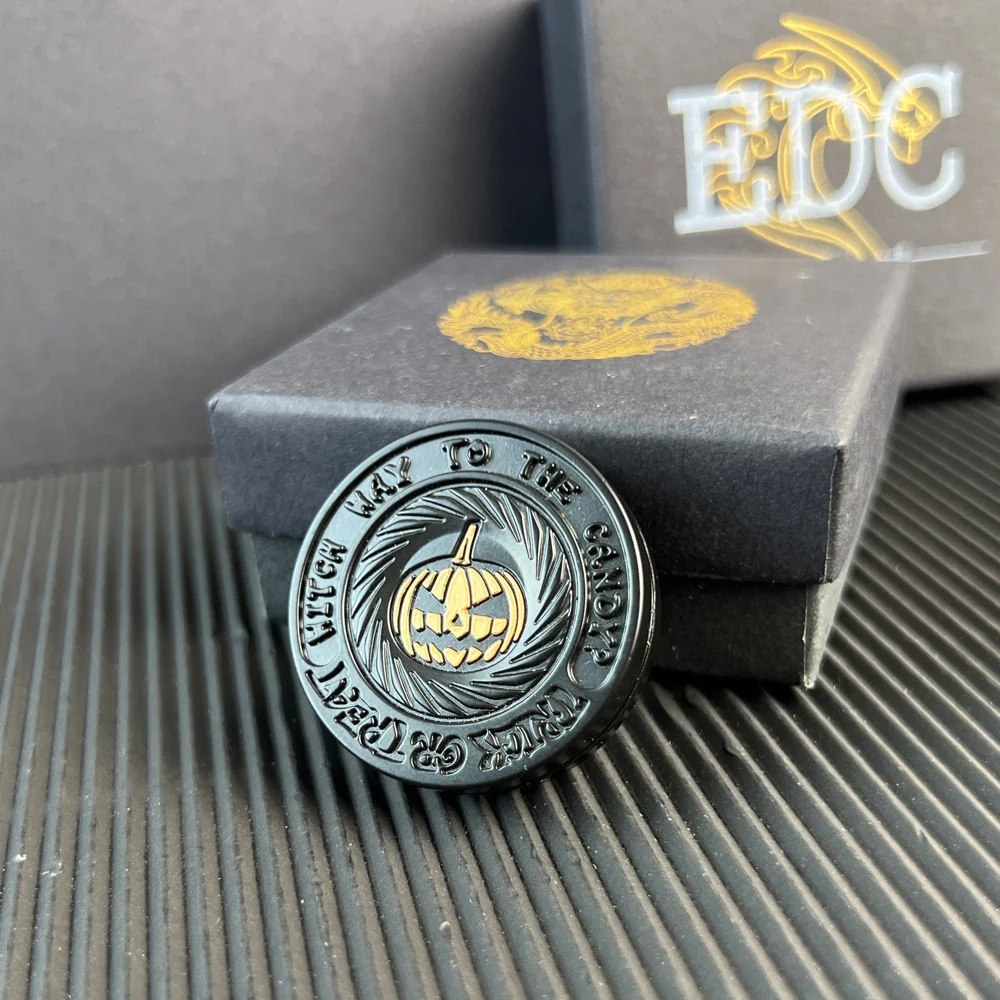 Title 6, Milk-in-Water Pumpkin EDC Push Black Gold Decom...