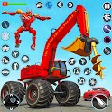 Icon Monster Crane robot Car Games