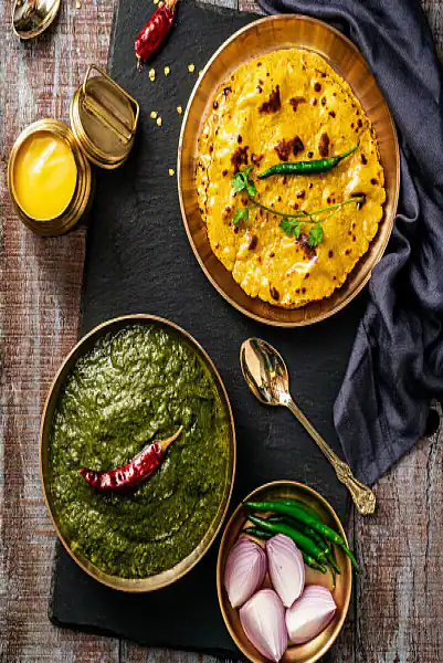 Sarso Da Saag Makki Di Roti