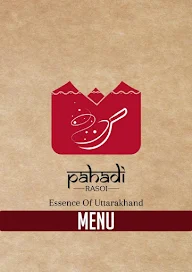 Pahadi Rasoi menu 1