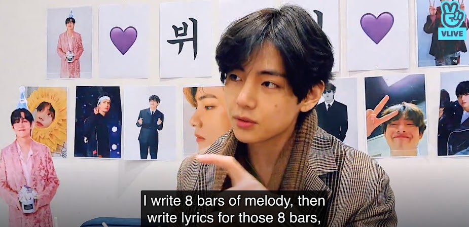 BTS’s V Reveals The Genius Process Behind His Songwriting - Koreaboo