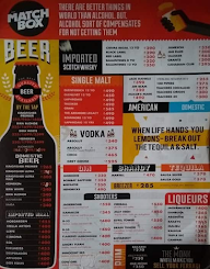 Matchbox Pub & Grub menu 3