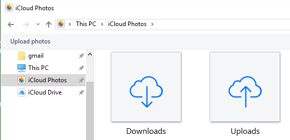 Dossier Photos iCloud sur l’ordinateur