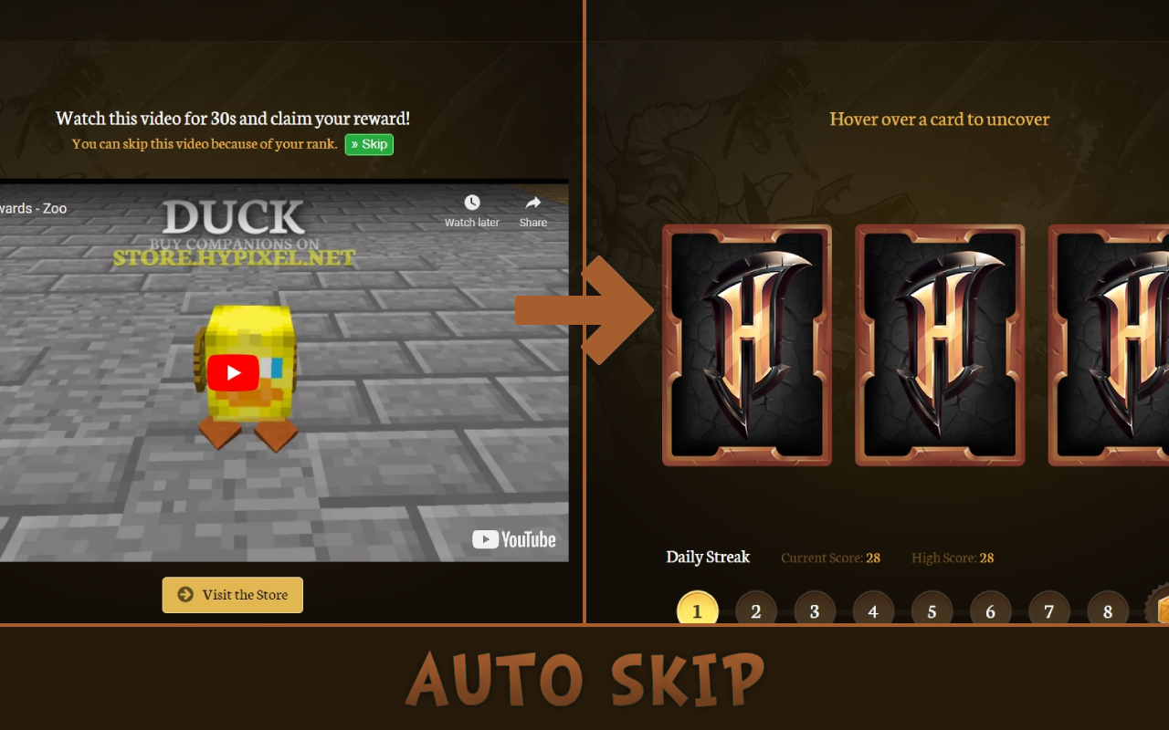 Hypixel Reward Skip Preview image 0