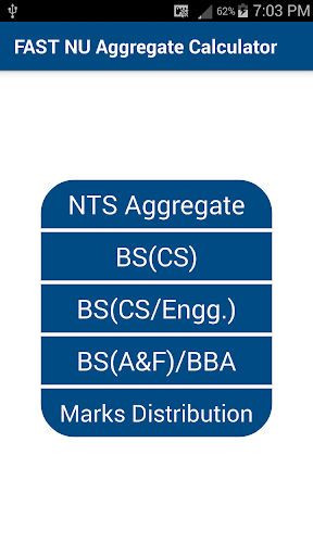 FAST NU Aggregate Calculator