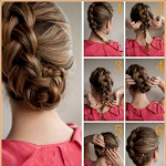 Cover Image of डाउनलोड Hair Styles Step by Step 1.0 APK