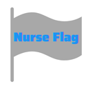 Nurse Flag Represents Medical Supplies