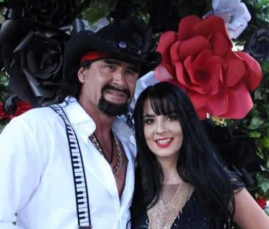 Len and wife Chantal Cloete.