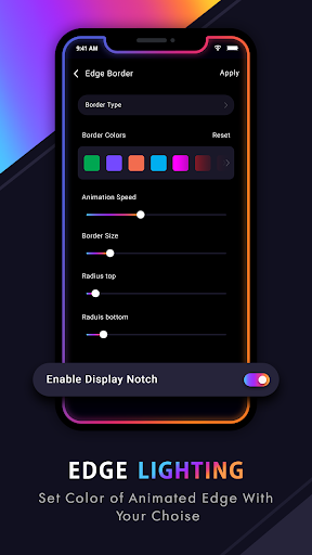 Screenshot Edge Lighting Colors - Rounded
