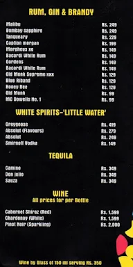 Exotica The Lounge Bar - Crescent Spa & Resorts menu 4