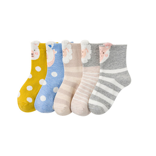 Title 2, Childrens Cartoon Tube Socks Box Baby Cotton S...