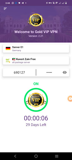 Screenshot Gold VIP Vpn