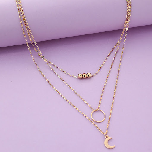 Title 5, Multi-layer Twin Necklace for Women with small ...