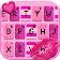 Thème de clavier Pink Girly Love icon