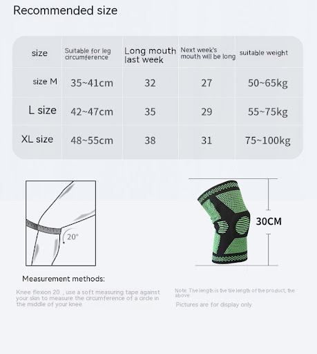 Title 1, Sports Fitness Silicone Spring Knee Pads Knee S...