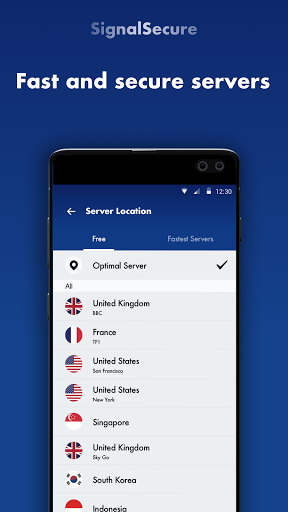 Screenshot Signal Secure VPN - Robot VPN