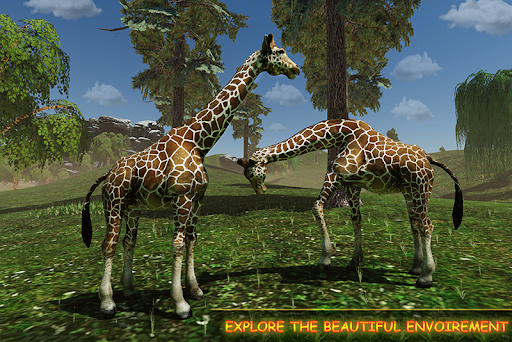 Screenshot Giraffe Family Life Jungle Sim