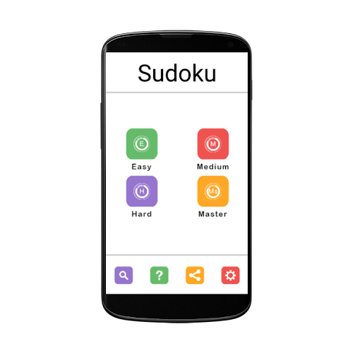 Android application Sudoku screenshort