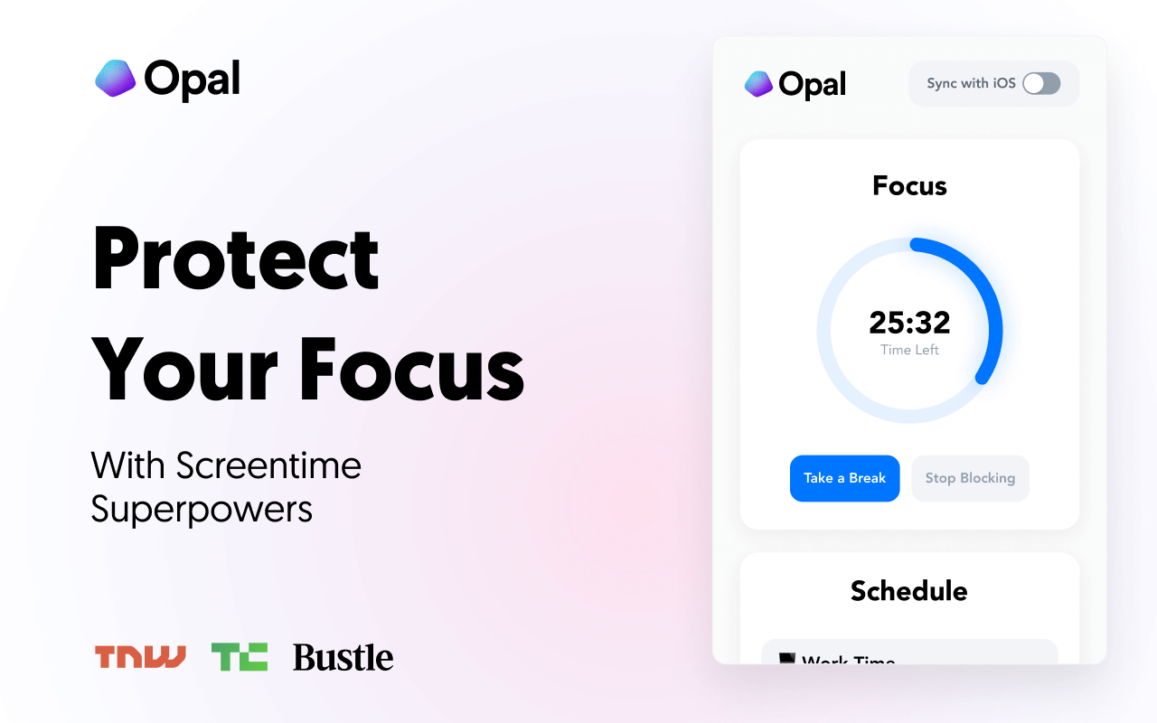 Opal: Focus & Save Time Preview image 3