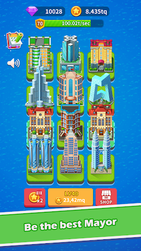 Code Triche Merge City - idle game APK MOD (Astuce) screenshots 4