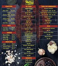 Tawa Restaurant menu 1