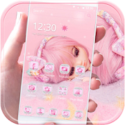 Pink Girl Theme Princess Dream  Icon