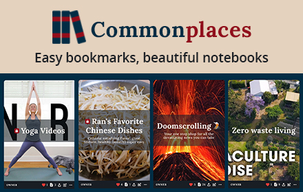 Commonplaces - your digital scrapbook library small promo image