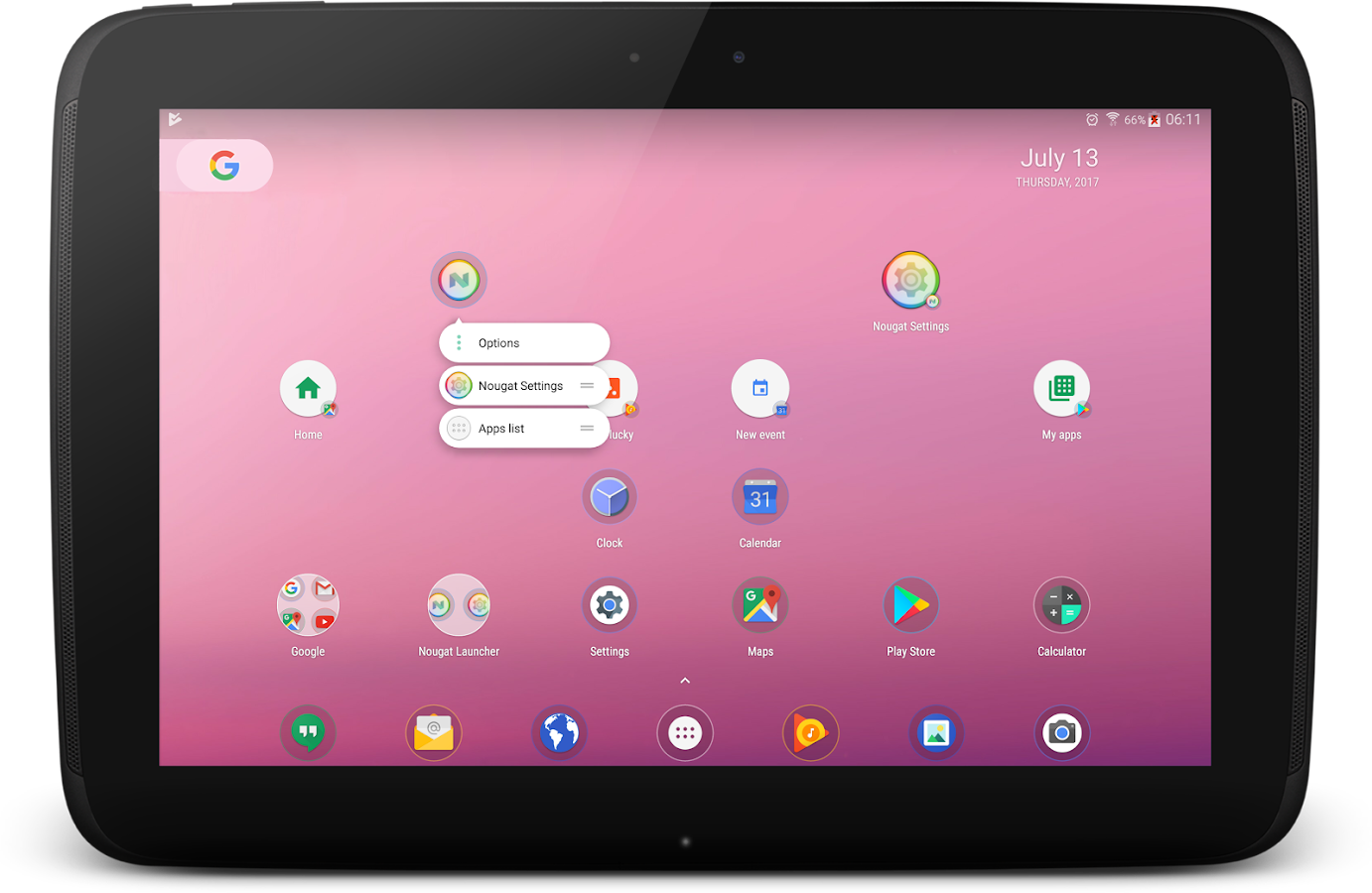    Nougat Launcher: Pixel Edition- screenshot  