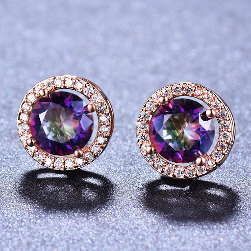Title 4, Cute Fashion Zircon Earrings Jewelry for Women....