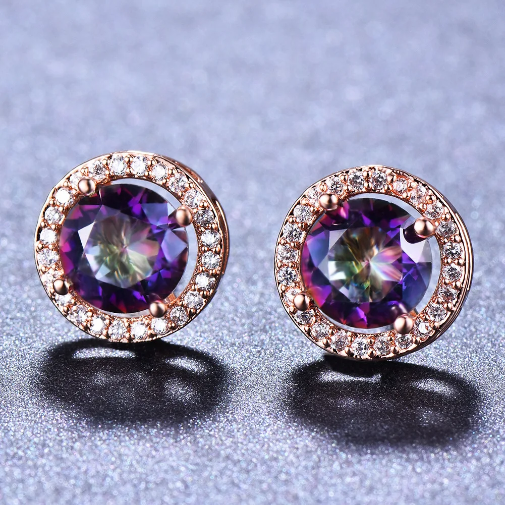 Title 4, Boucles doreilles en zircon femme mode et mign...