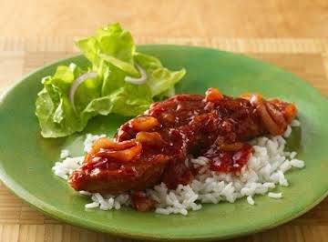 Slow Cooker Polynesian Pork Ribs