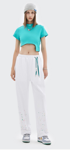Title 1, Trendy Brand Irregularly Cut Slim Short T-Shirt...
