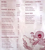 Dumplings N More menu 1