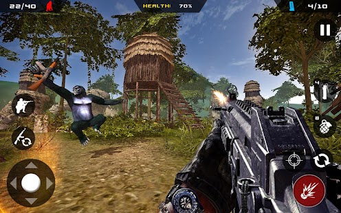 Apes Hunter - Jungle Survival Screenshot