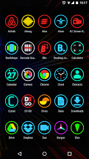 Neon Glow Rings - Icon Pack Screenshot