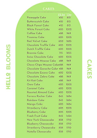 Hello Blooms menu 2