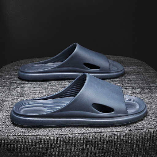 Title 6, Summer non-slip home bathing couple slippers. C...