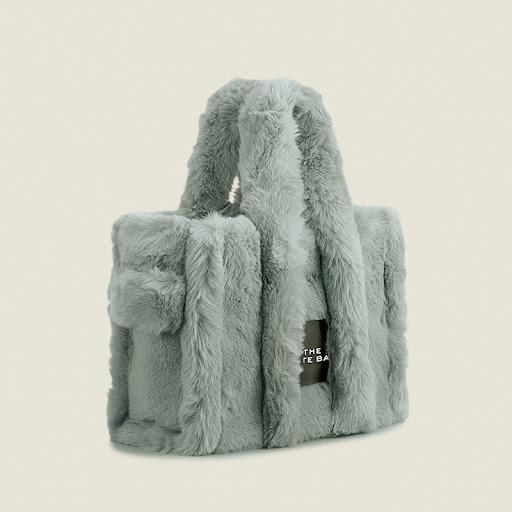 Title 3, Plush Handheld Womens Bag Simple Plush Soft an...