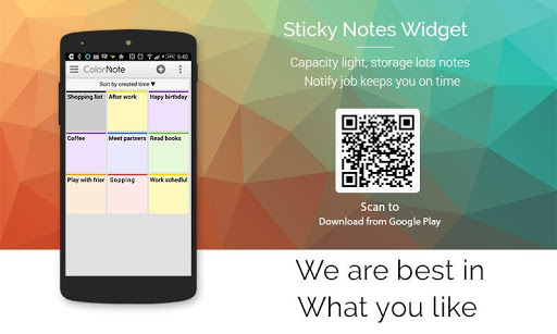 Sticky Notes Widget