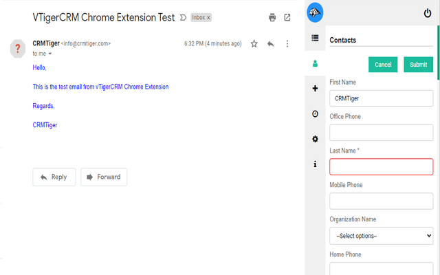 CRMTiger - Gmail Plugin for vTiger CRM Preview image 2