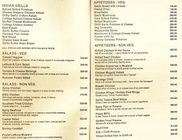 Mad House Grill menu 