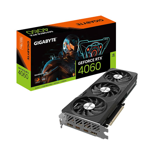 Card màn hình GIGABYTE GeForce RTX 4060 GAMING OC 8G 8GB GDDR6 (N4060GAMING-OC-8GD)