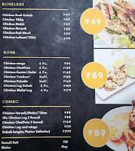 Kebab Knights menu 1