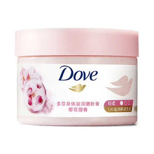 Tẩy Da Chết Dưỡng Ẩm Toàn Thân Dove Hương Hoa Anh Đào 298g